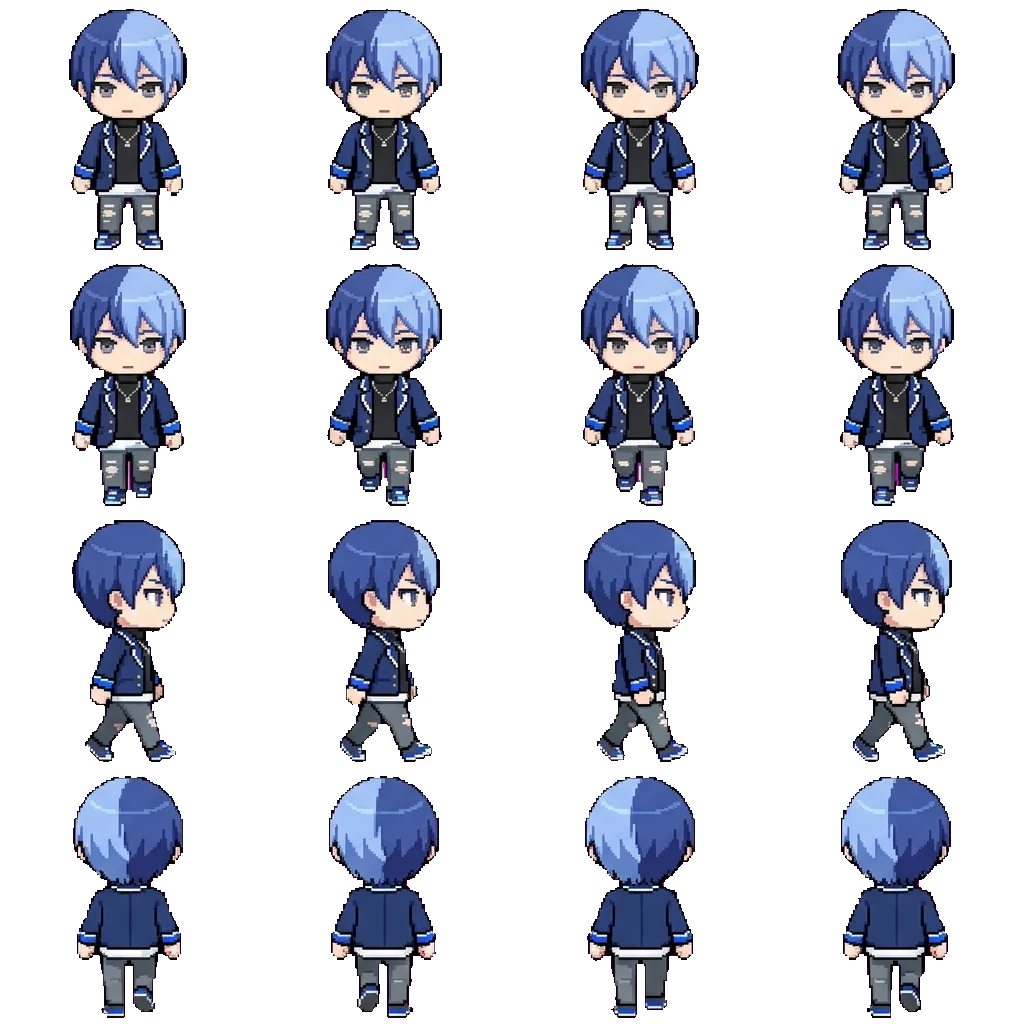 Toya movement sprite