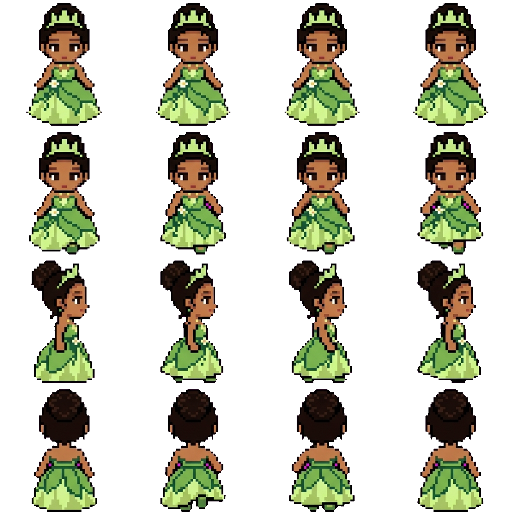 Tiana movement sprite