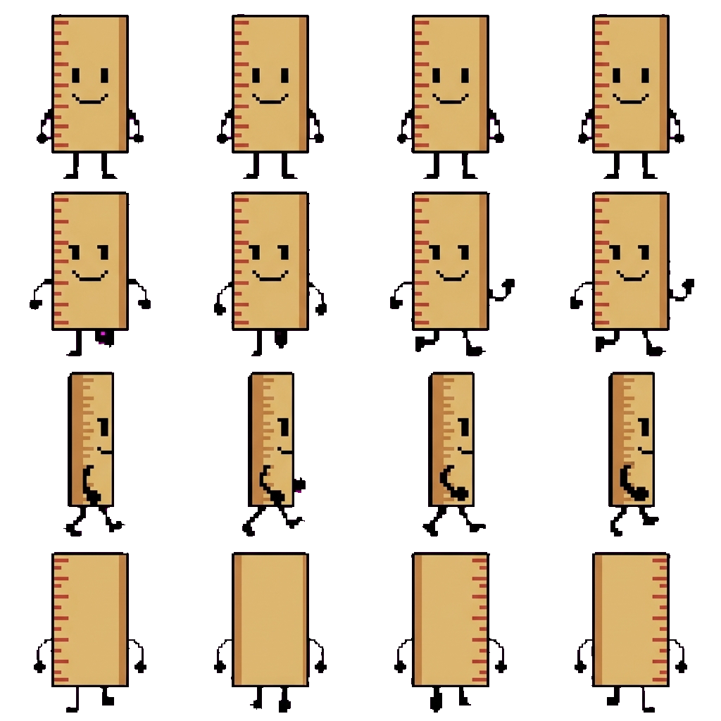 Ruler movement sprite