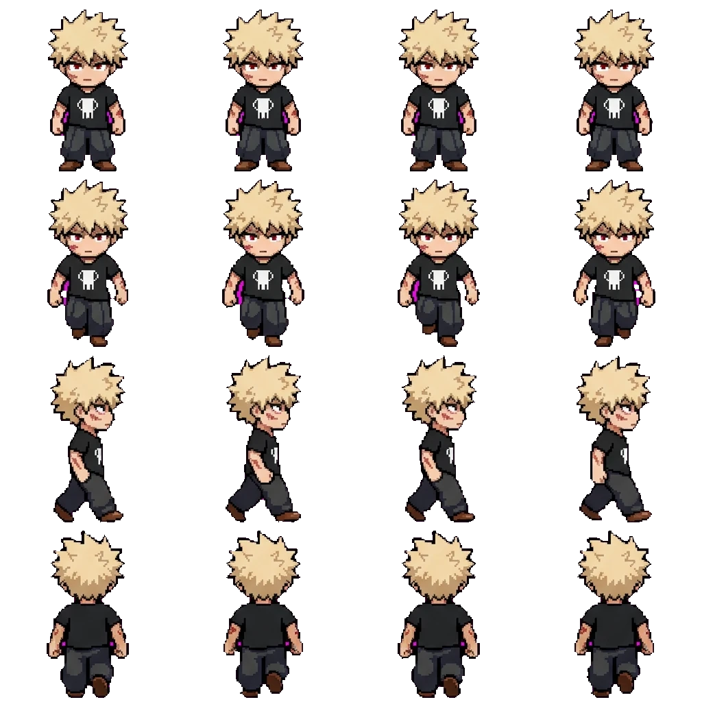 Bakugo movement sprite