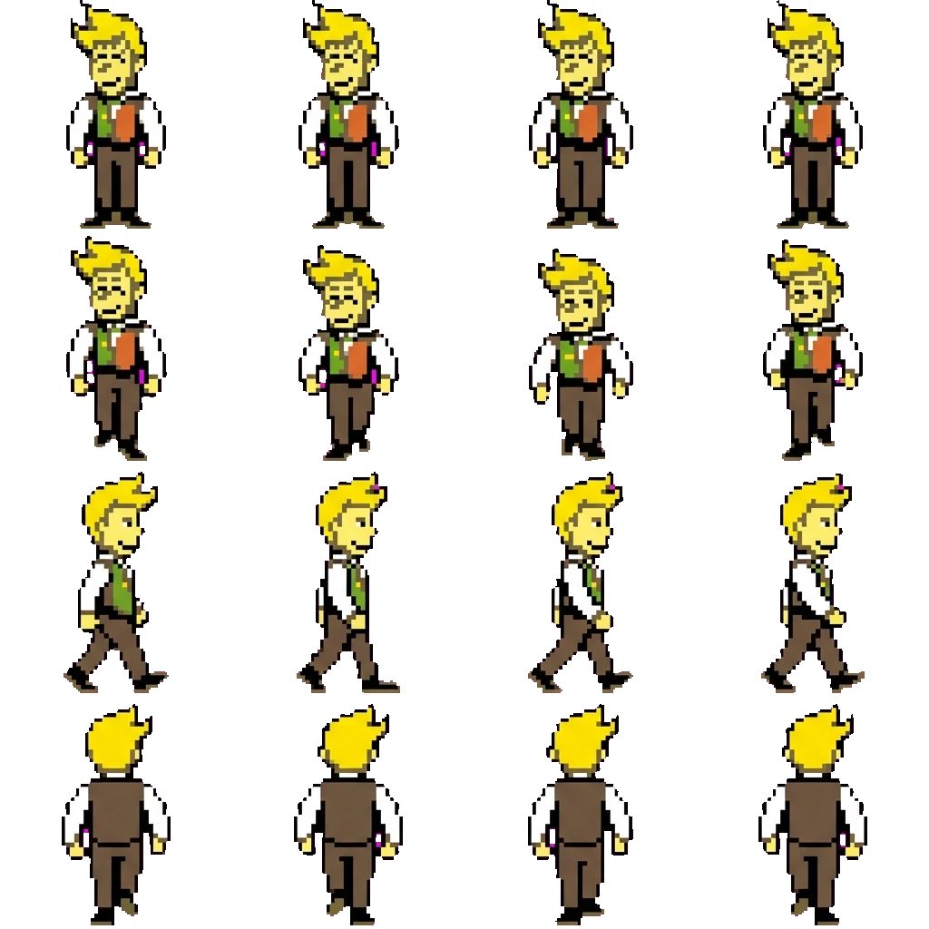 Flowery movement sprite