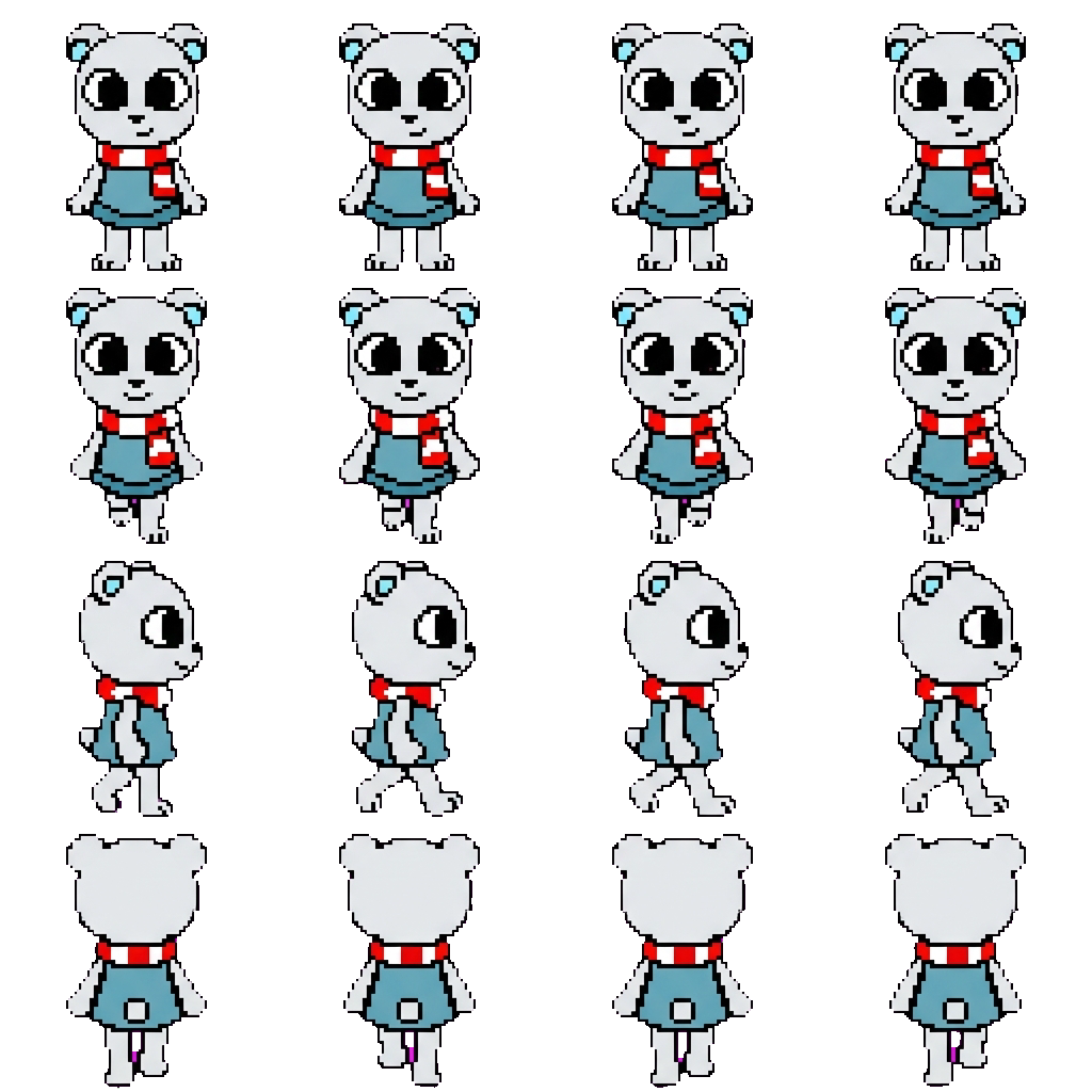 Frozy movement sprite
