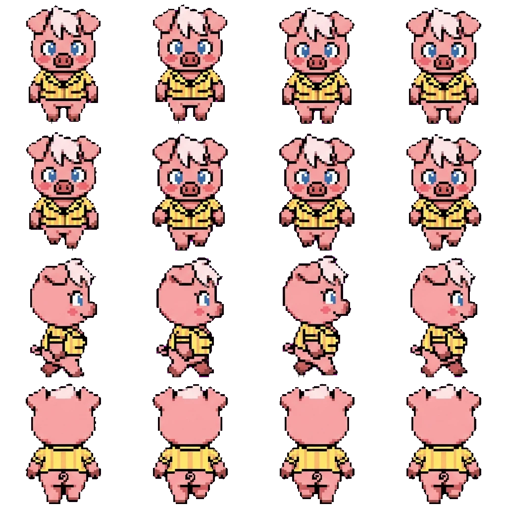 Porky movement sprite