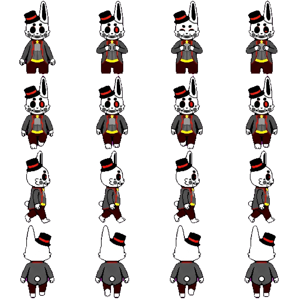 White Hare movement sprite