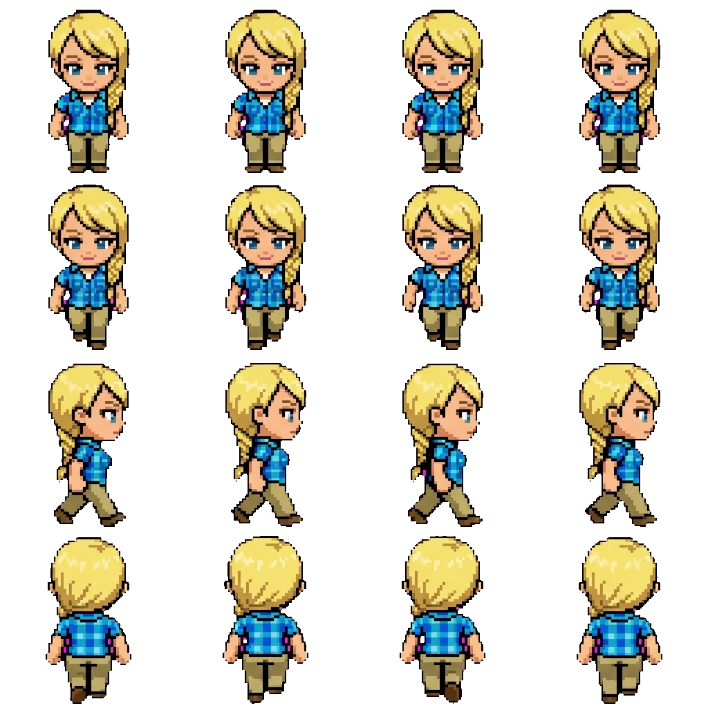 Маша movement sprite
