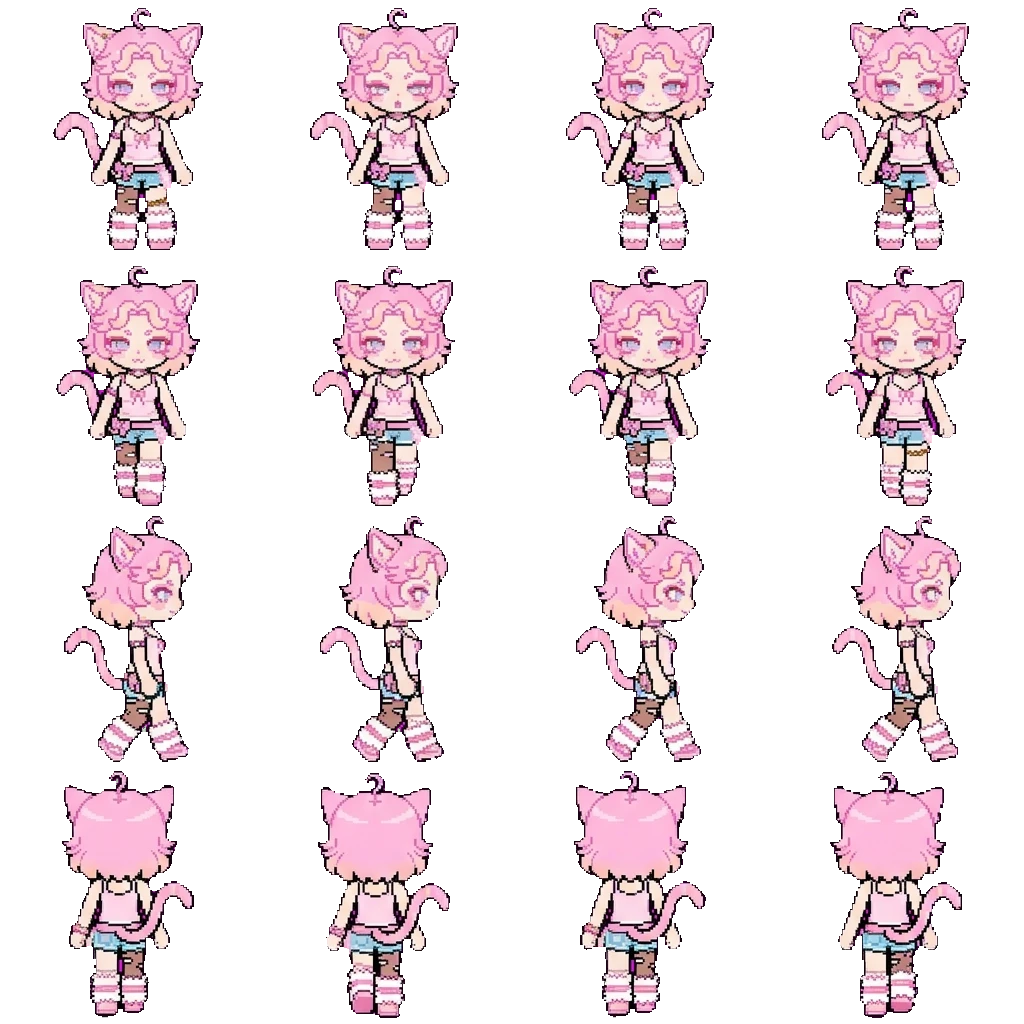Poppy Kitty movement sprite