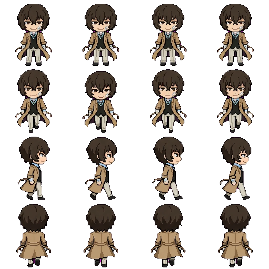 Dazai Osamu movement sprite