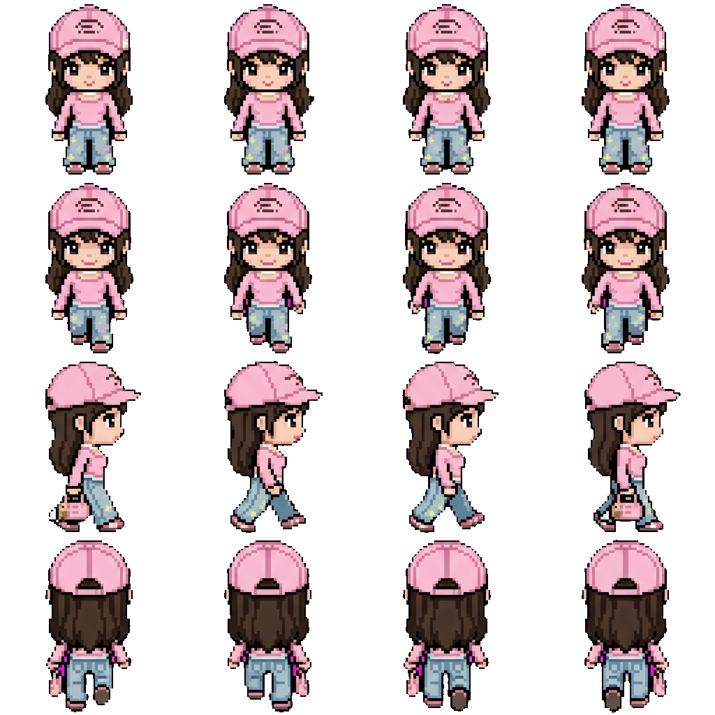 Aira movement sprite