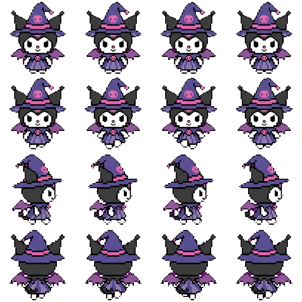 Kuromi movement sprite