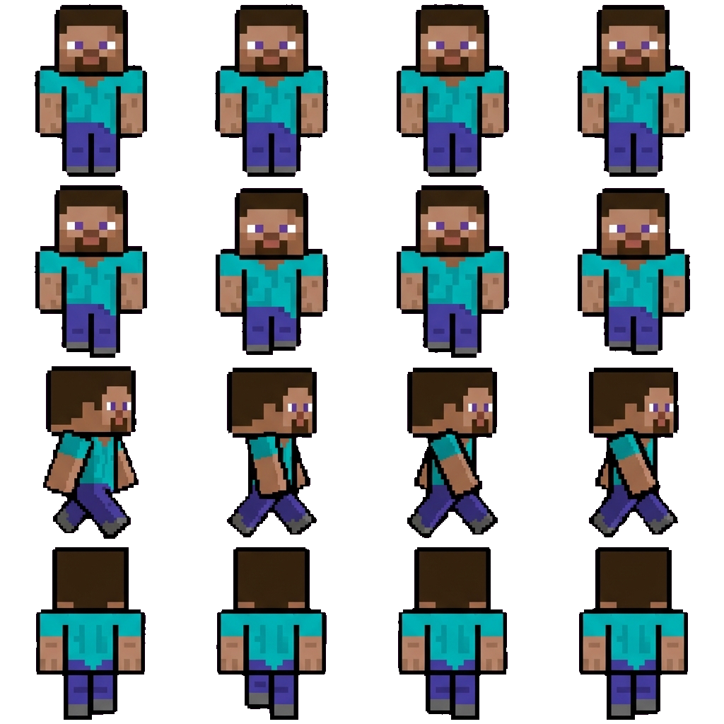 Steve movement sprite