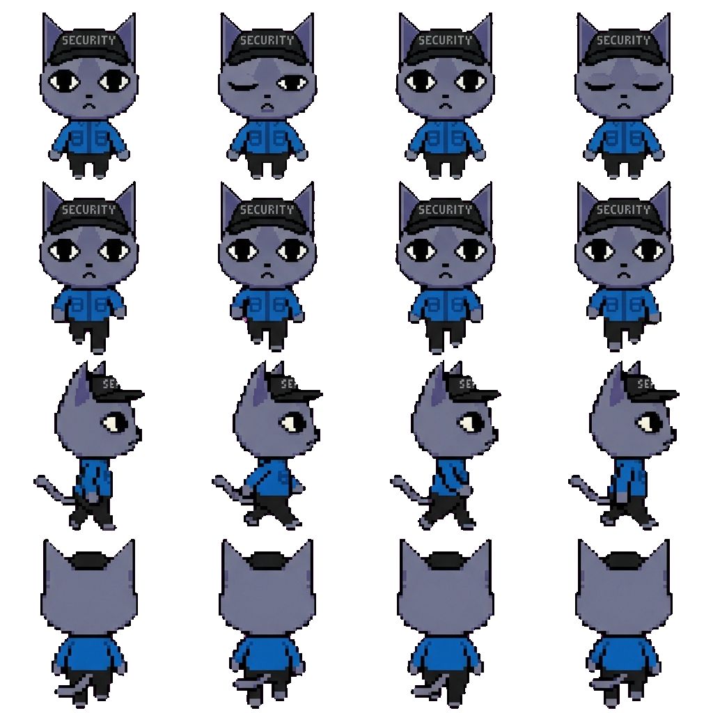 Security movement sprite