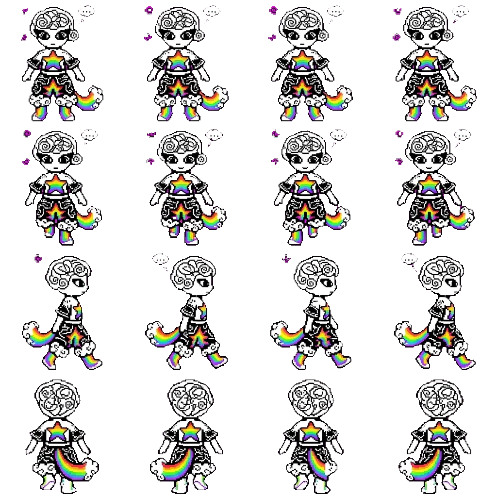 Milka movement sprite
