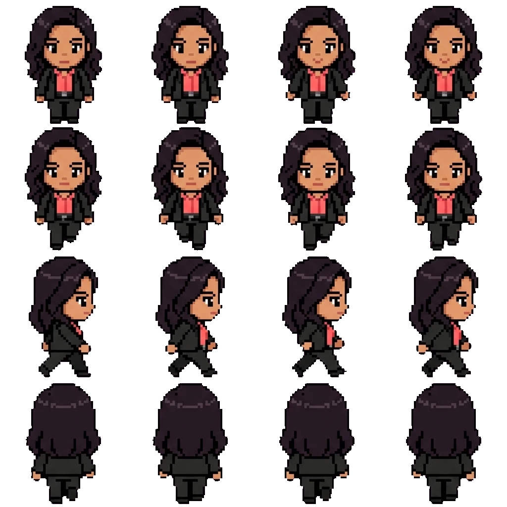 エイミー・サンティアゴ movement sprite