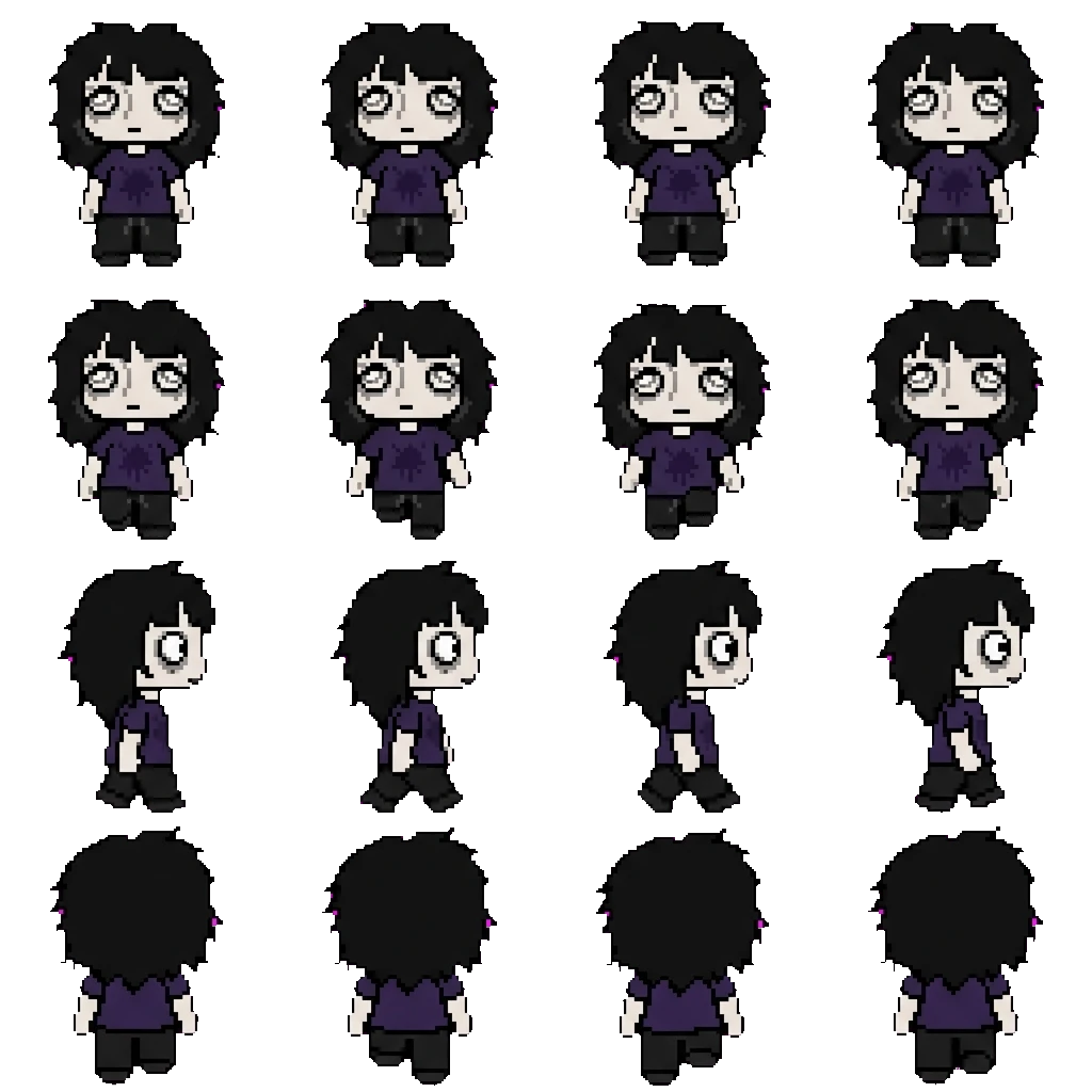 Mary movement sprite
