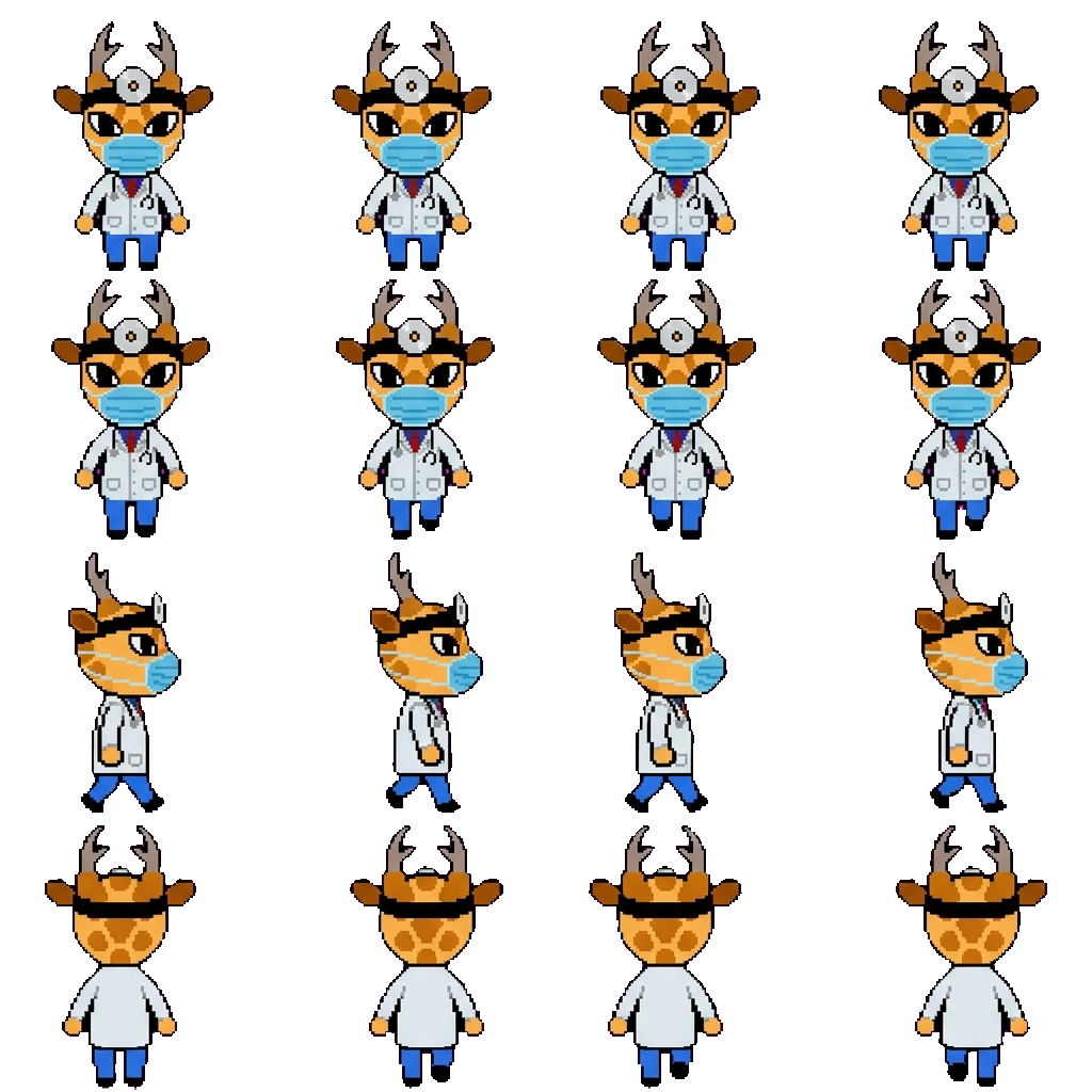 Dr Harlow movement sprite