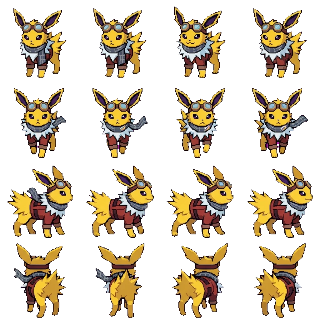 Switch movement sprite