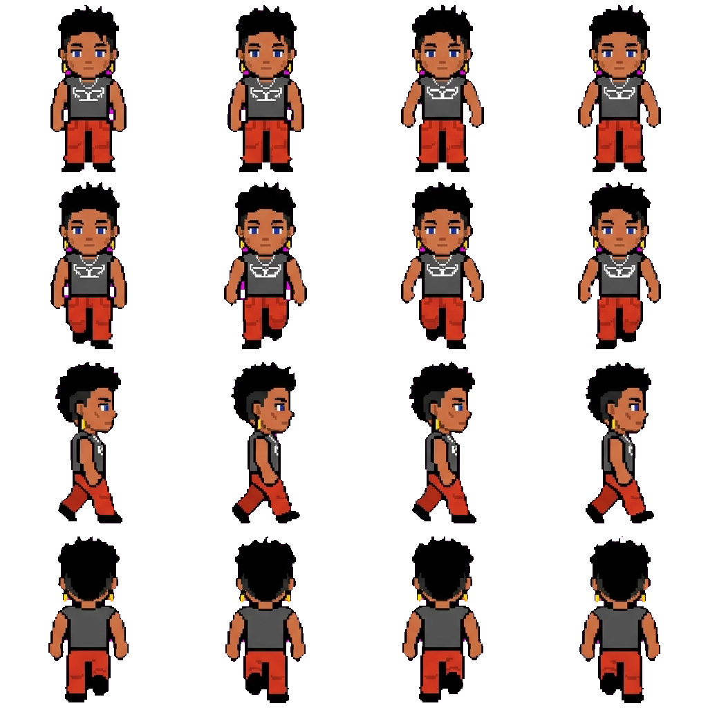 Jack movement sprite
