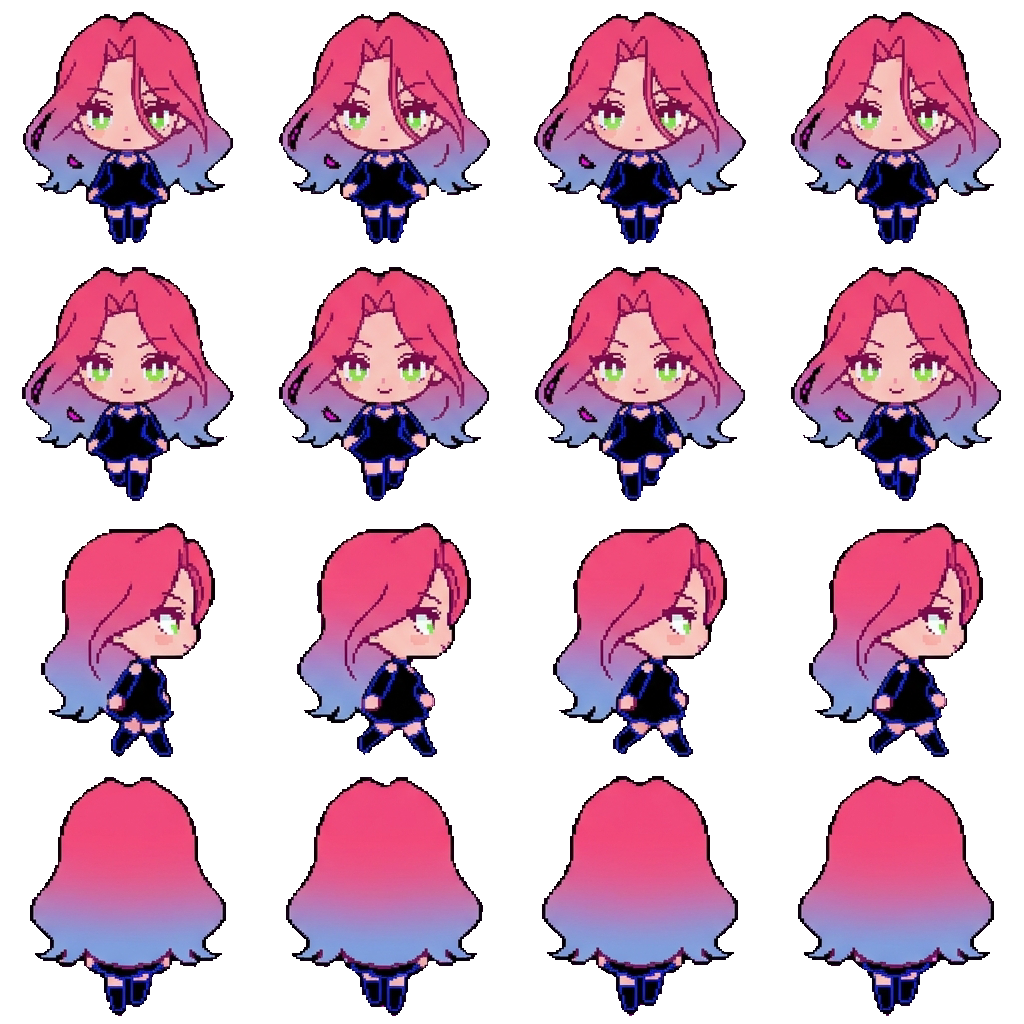 Mizi movement sprite