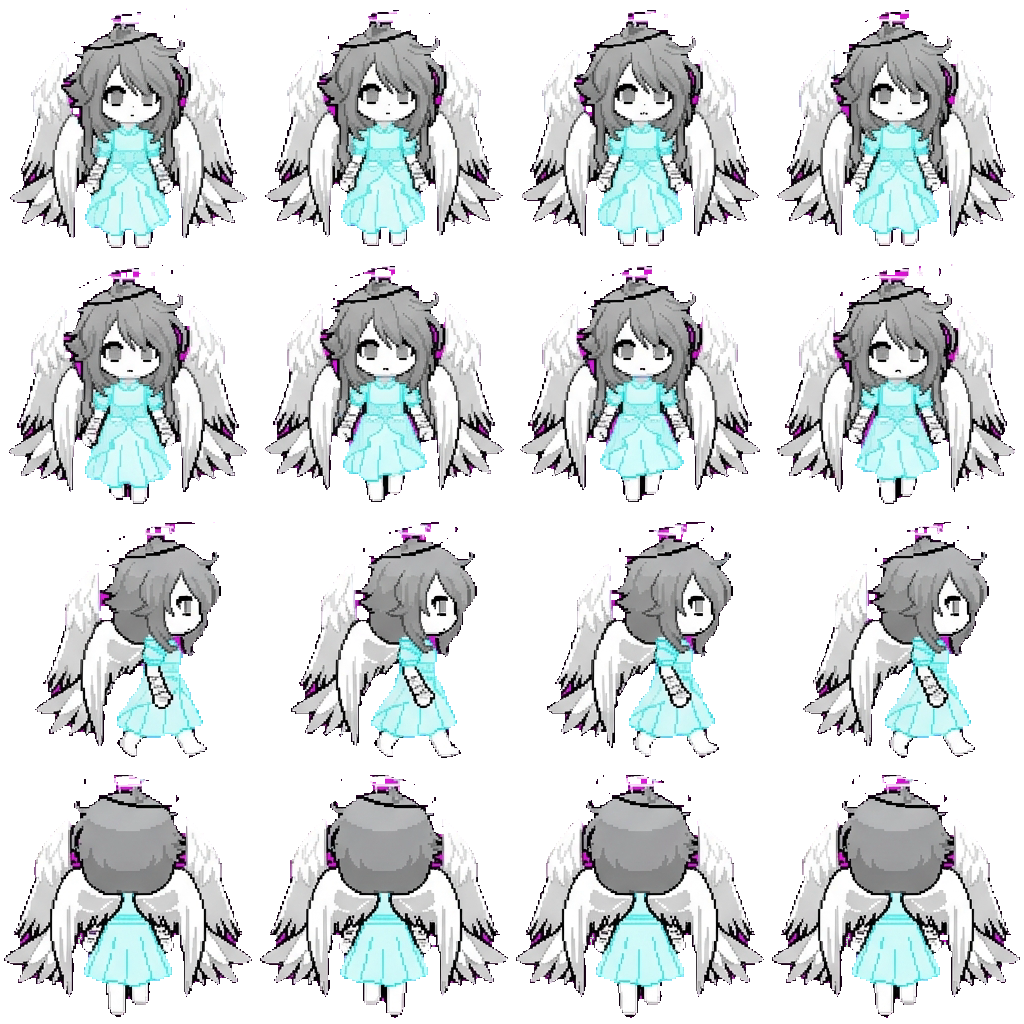 Mia movement sprite