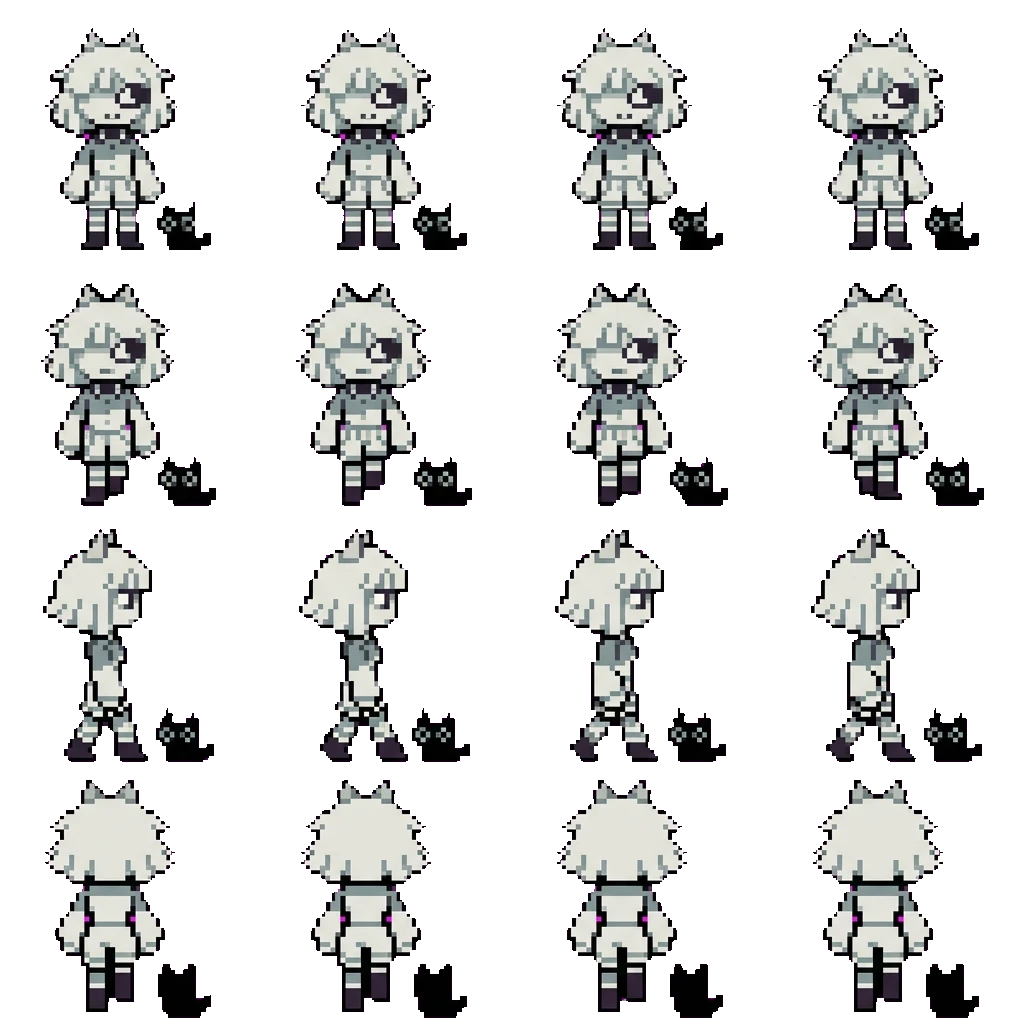 Claire movement sprite