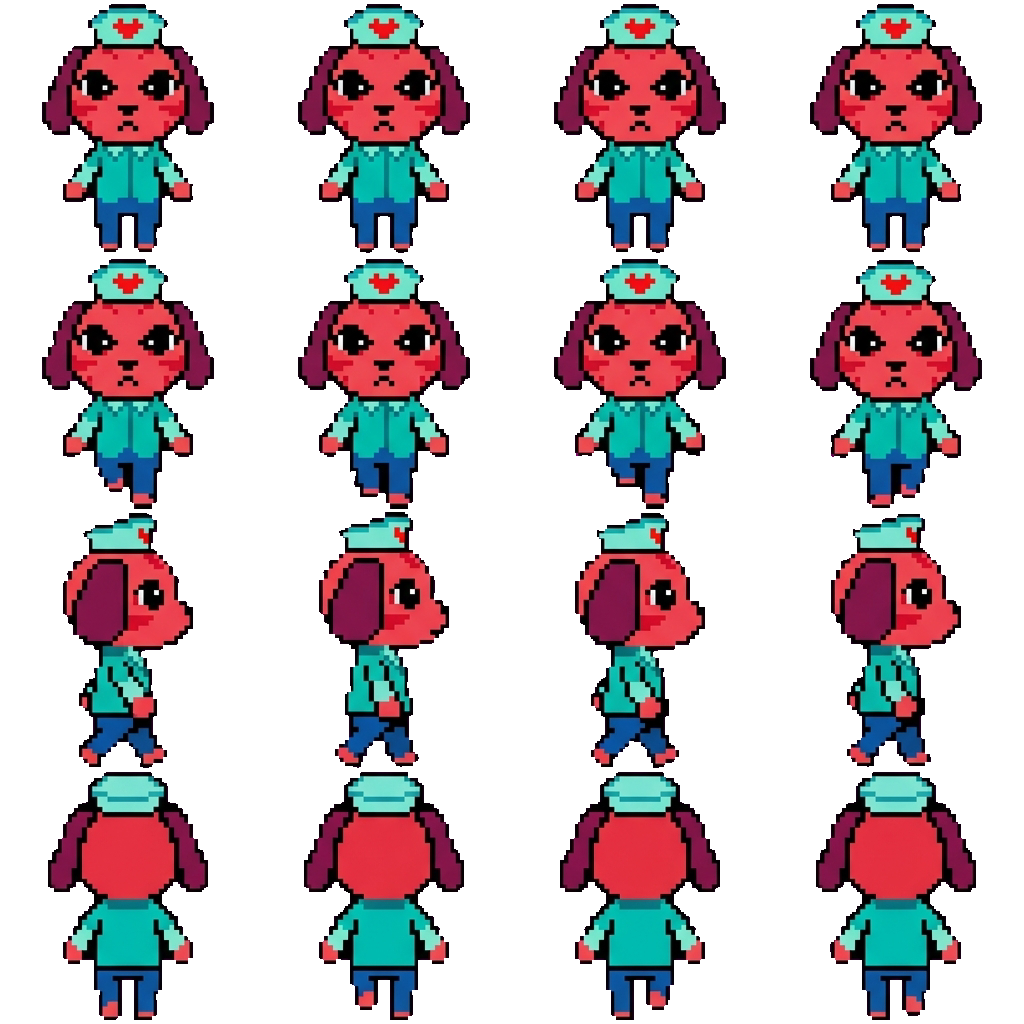 Nurse movement sprite