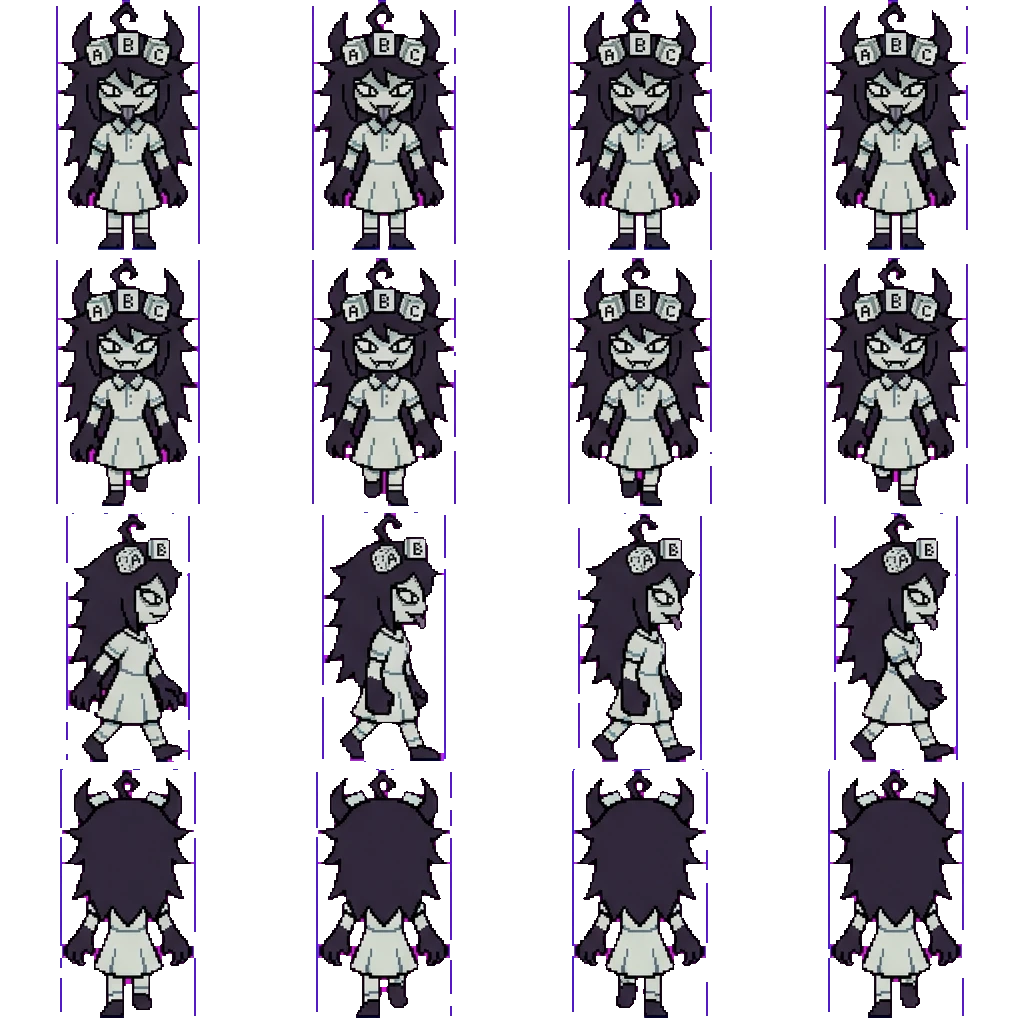 Miss Thavel movement sprite