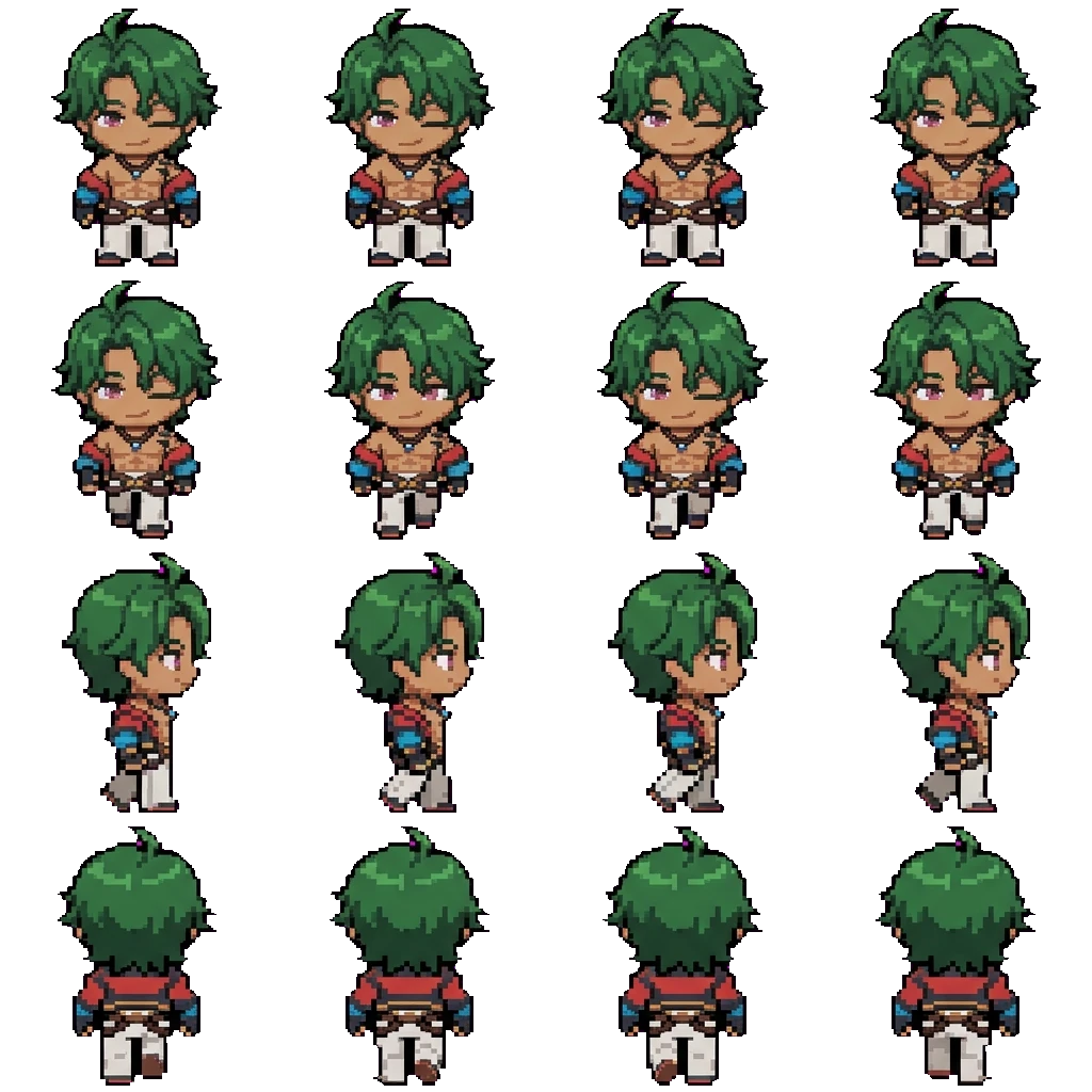 Joe movement sprite