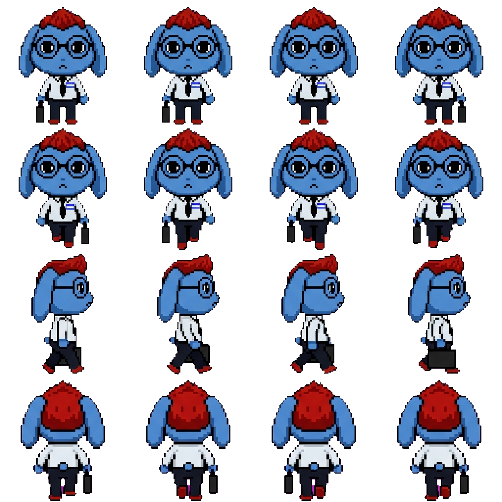Accounting Ron movement sprite