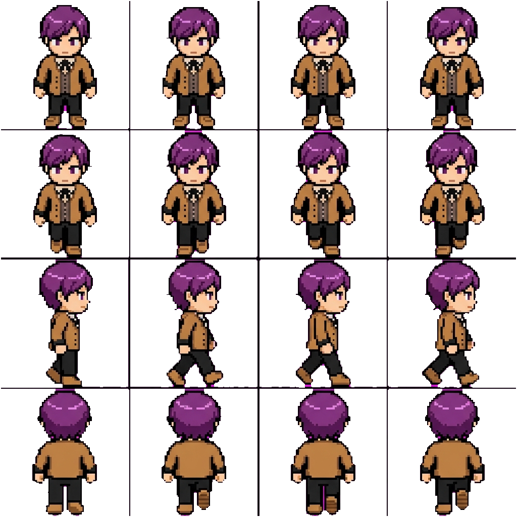 Ash movement sprite