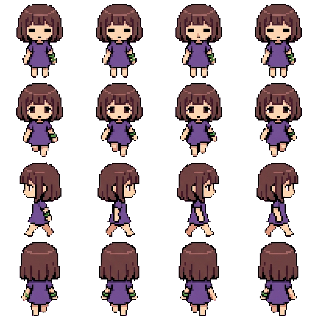 Aliza movement sprite