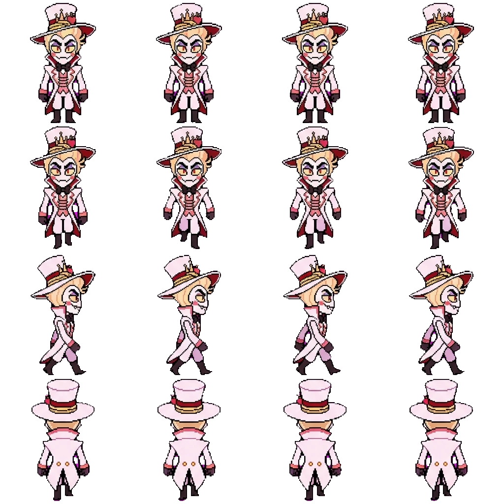 Lucifer Morningstar movement sprite