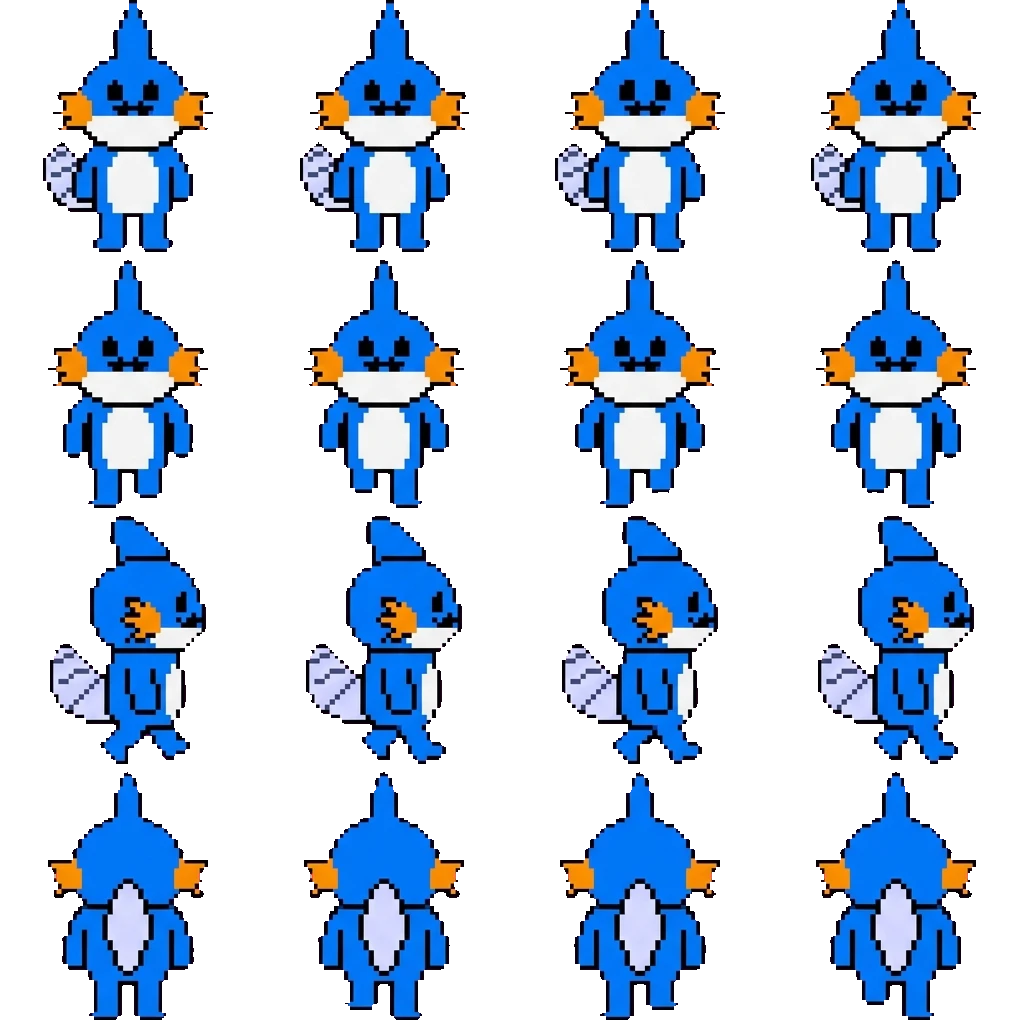 Mudkip movement sprite