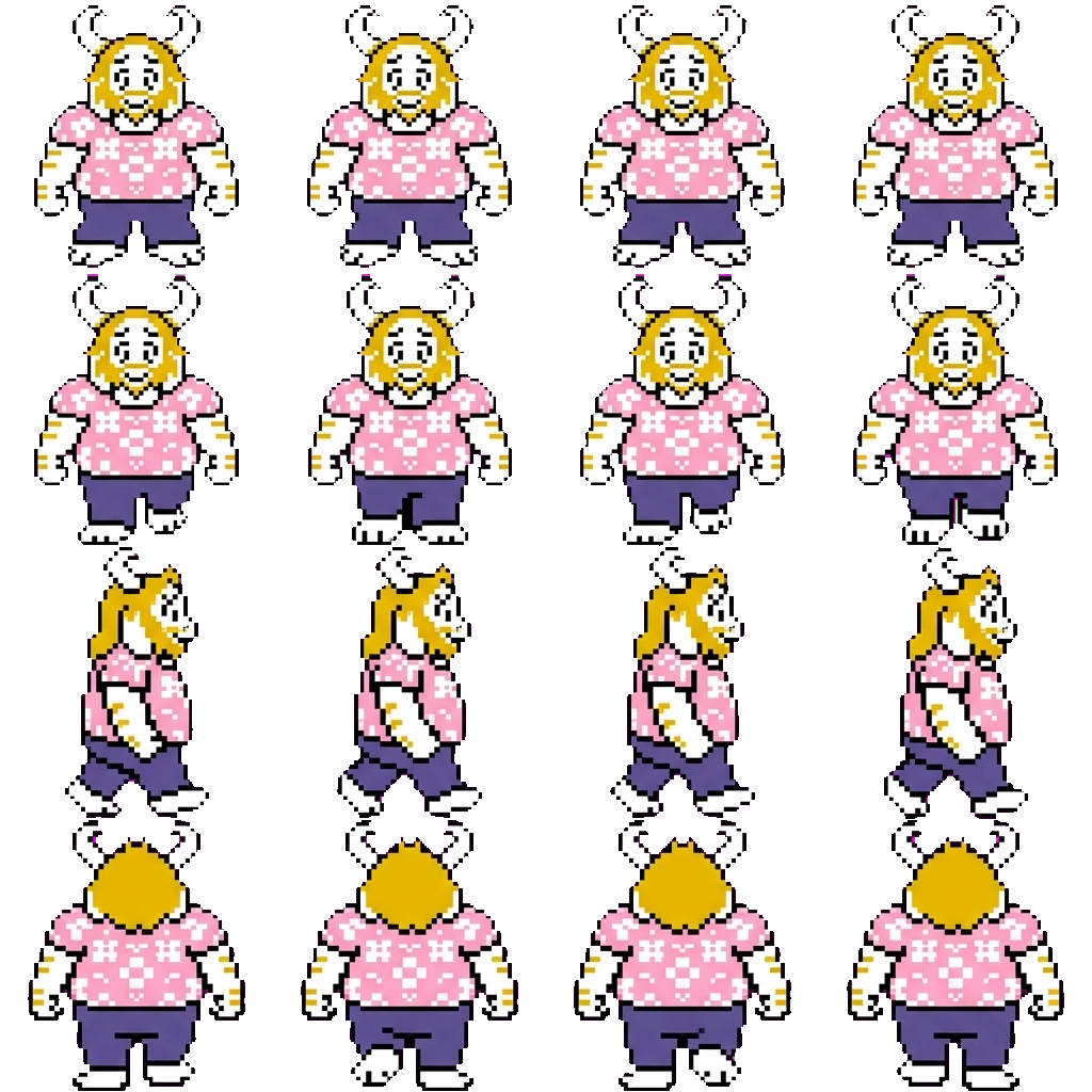 Asgore movement sprite