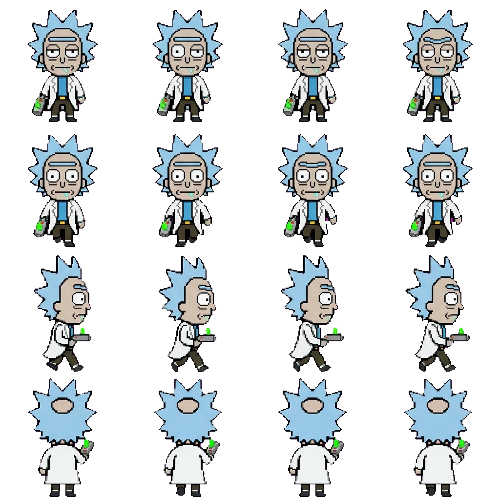 Rick movement sprite