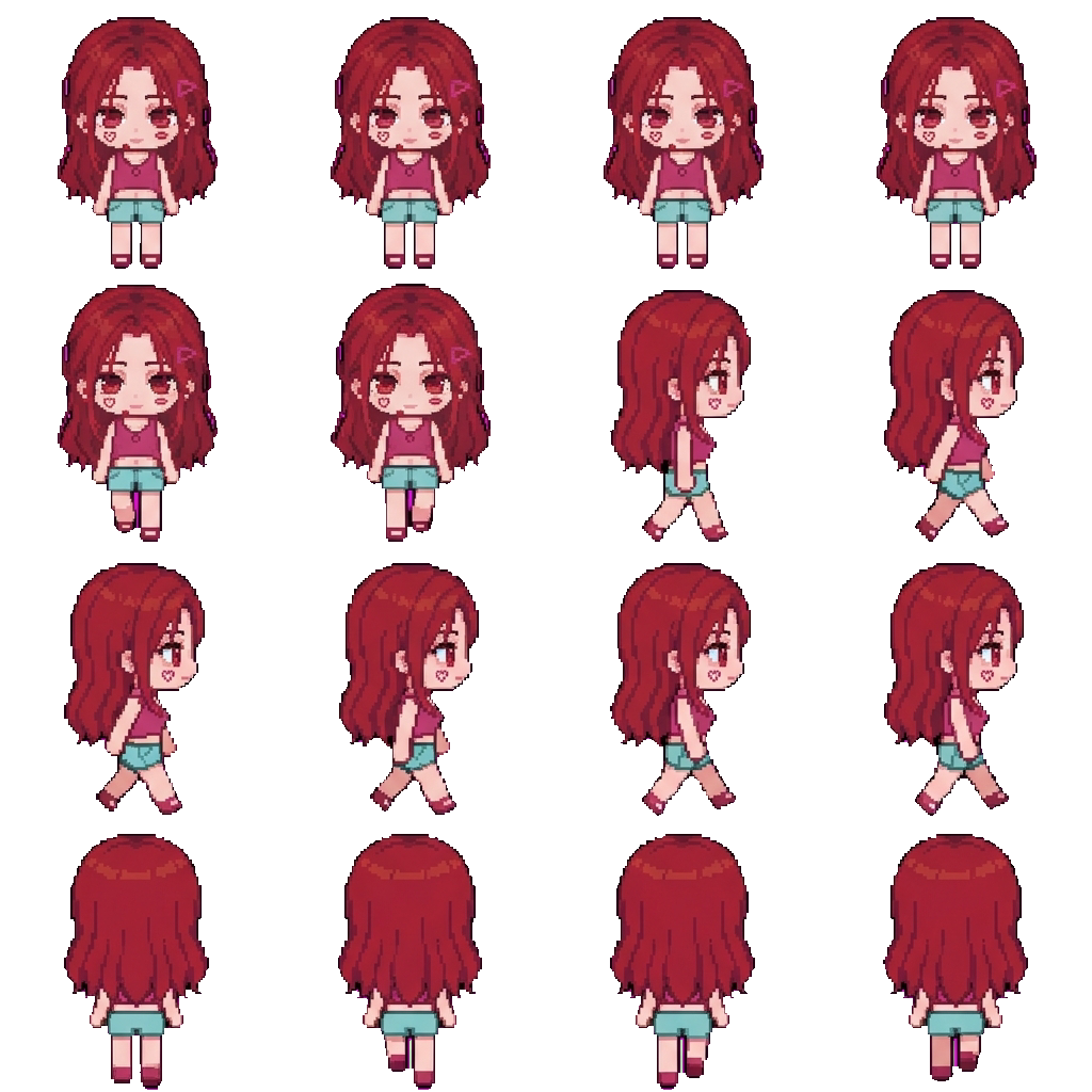 Misty movement sprite