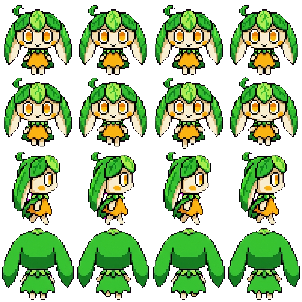Midori movement sprite