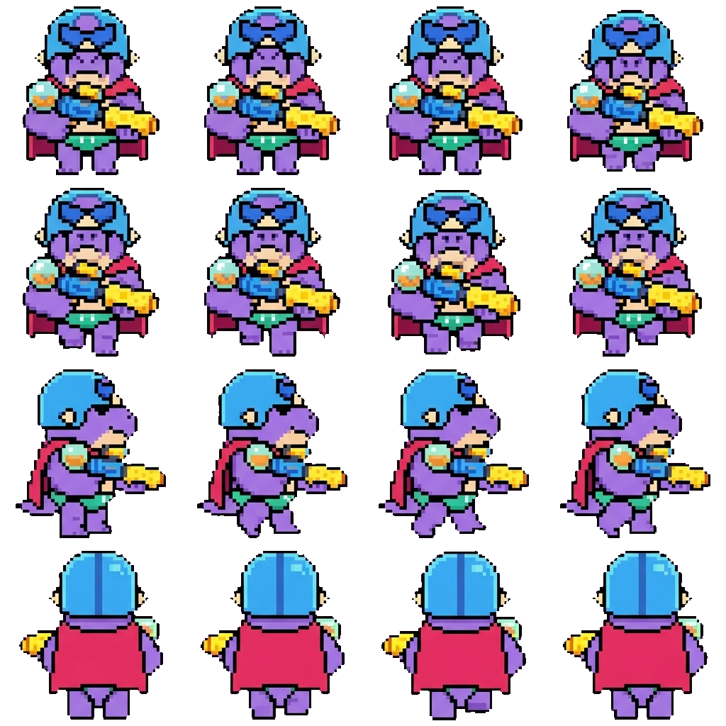 Pierce movement sprite