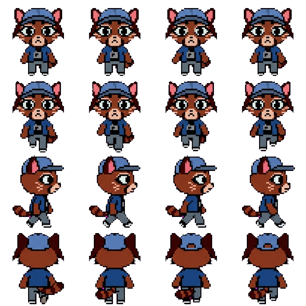 Liz movement sprite