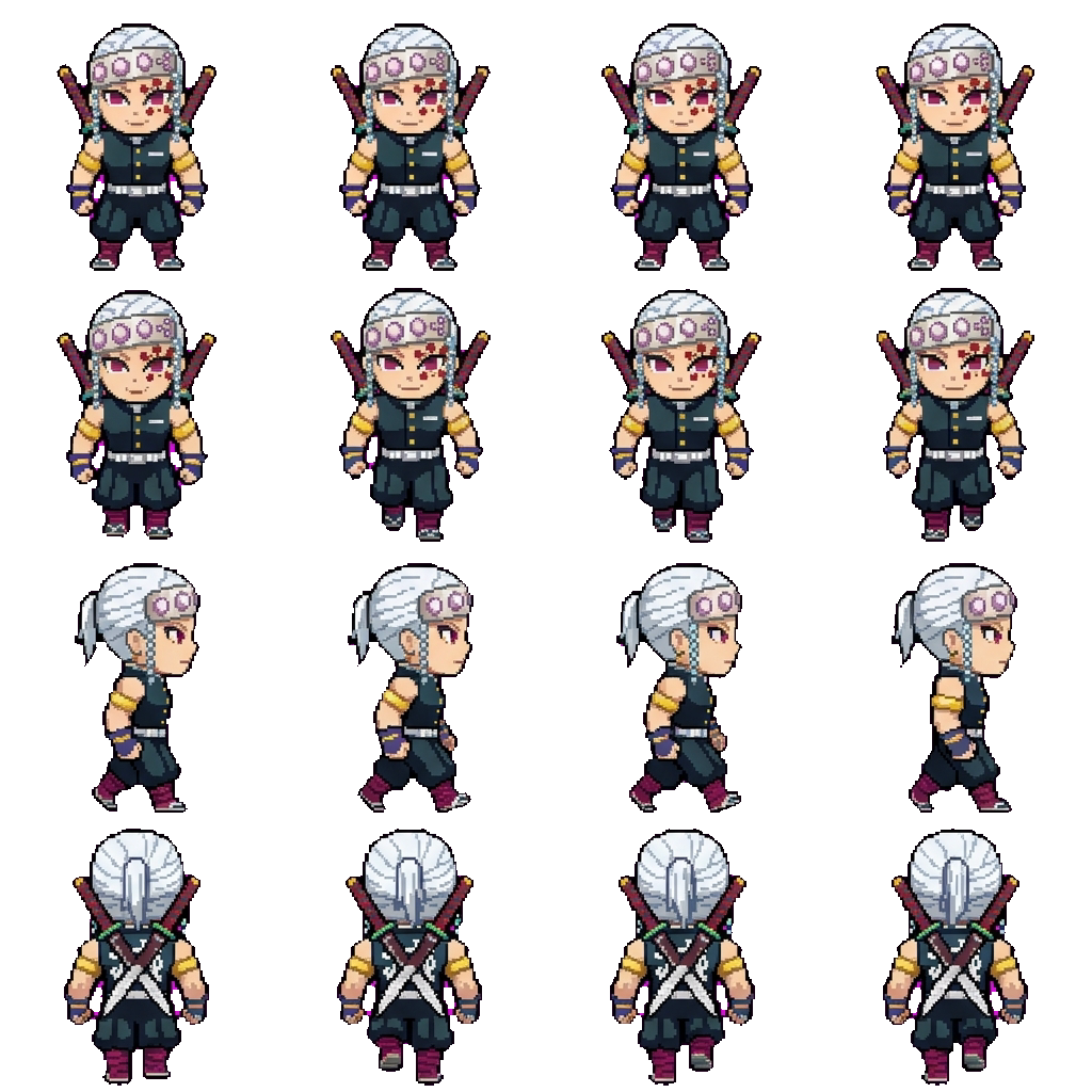 Tengen uzi movement sprite