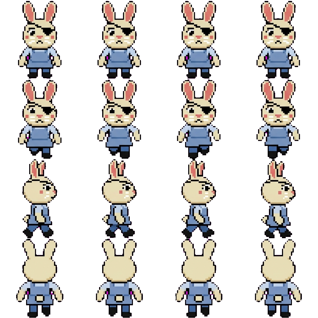 Bunny Bell movement sprite