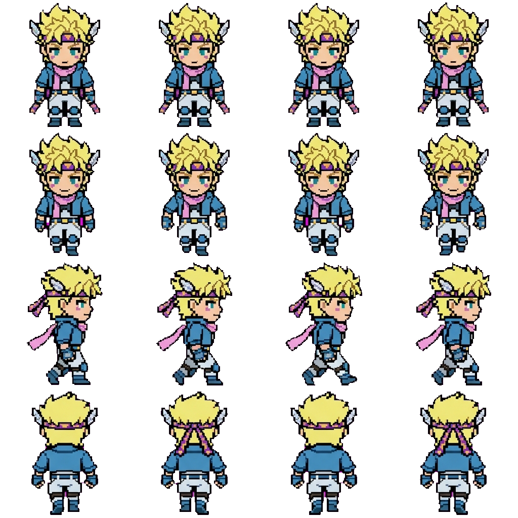 Caesar Zeppeli movement sprite