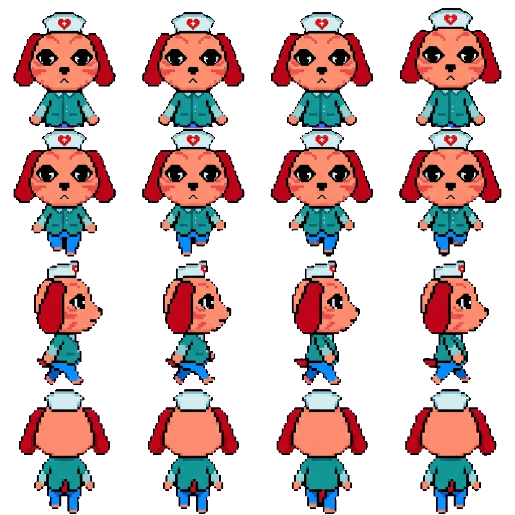 nurse movement sprite