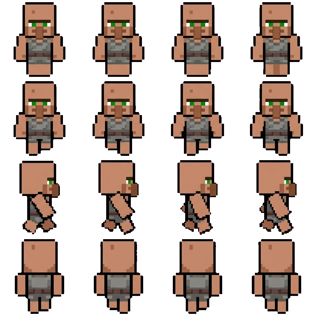 Homeless Villager movement sprite