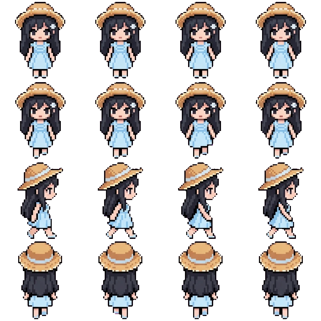Mei movement sprite
