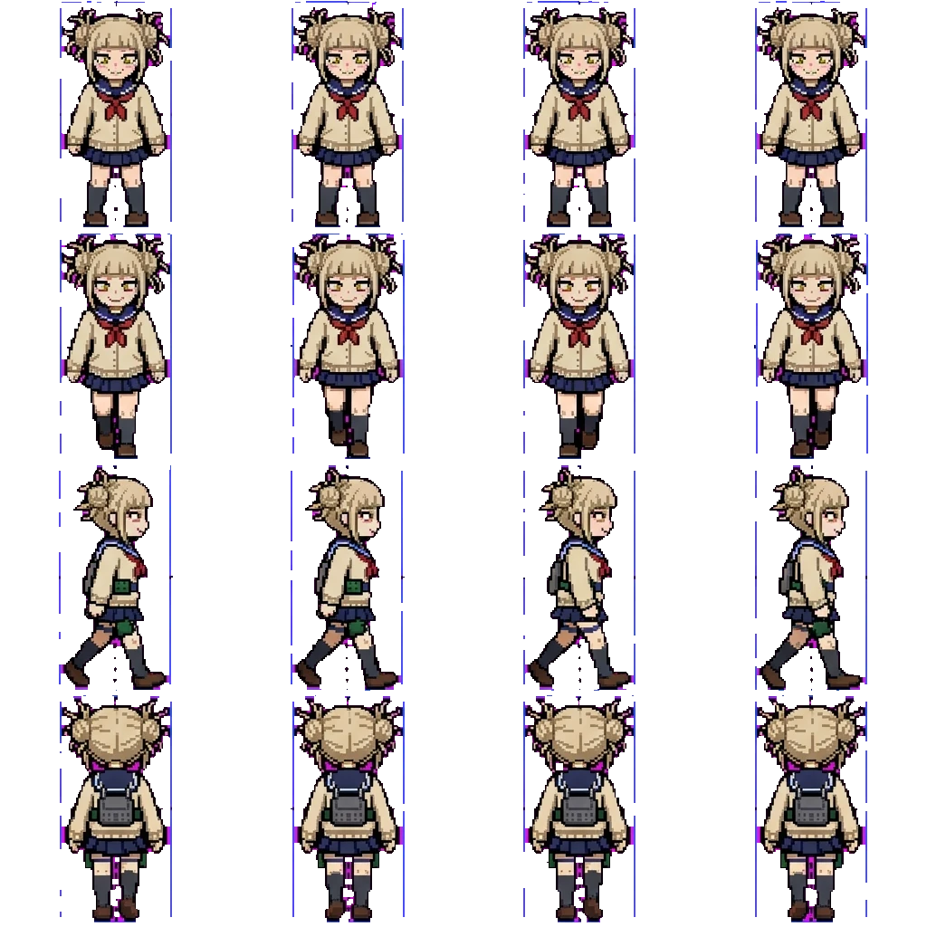 Himiko Toga movement sprite