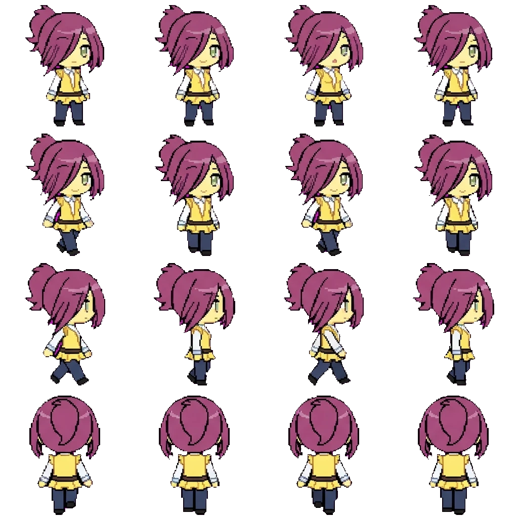Jane movement sprite