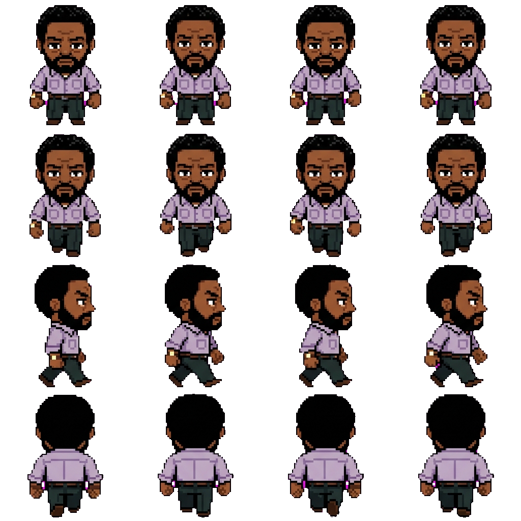 Clark movement sprite