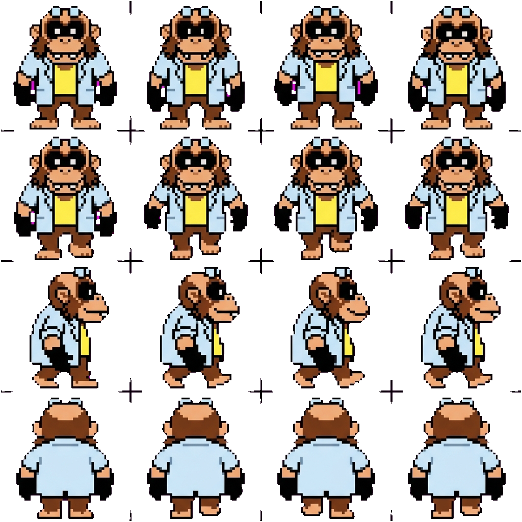 Professor Doublex movement sprite