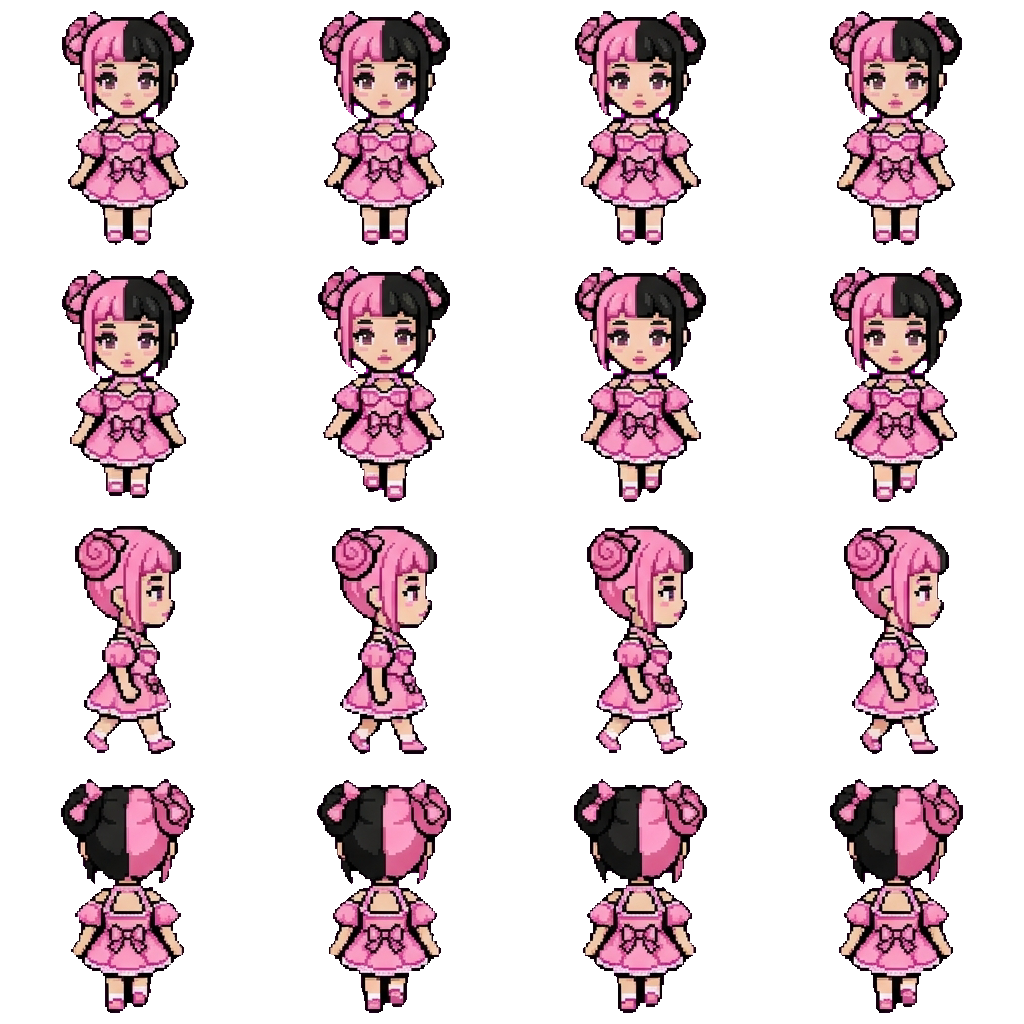 Melanie Martinez movement sprite