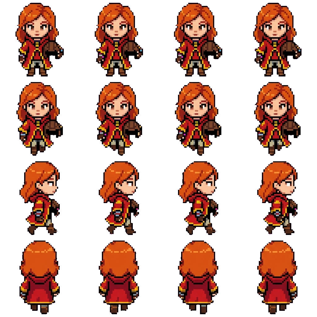 Ginny movement sprite